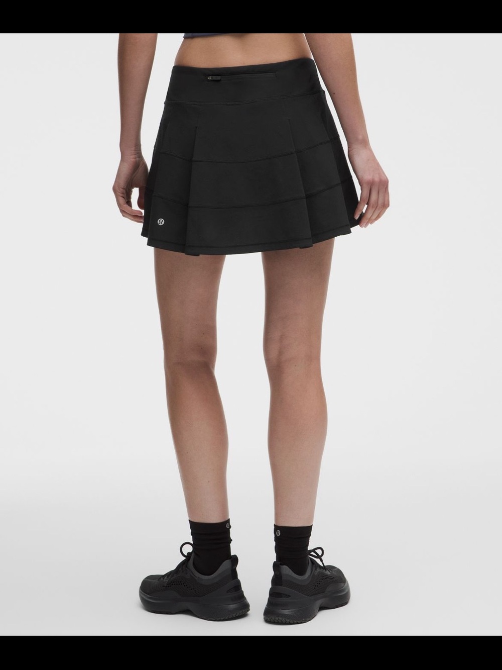 lululemon athletica Black Pleated Performance Skirt